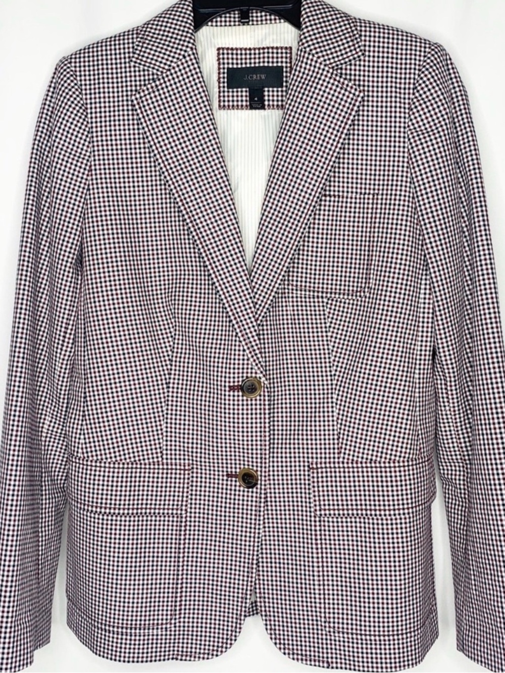 J. Crew Women’s Rhodes Gingham Blazer